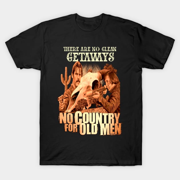 There Are No Clean Getaways T-Shirt by The Dark Vestiary